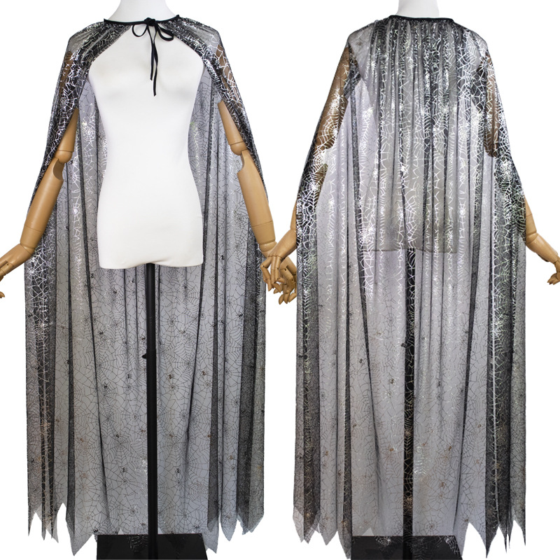 Women'S Accessories Clothing - Unisexowy Halloweenowy Brokatowy Szal Peleryna Cosplay
