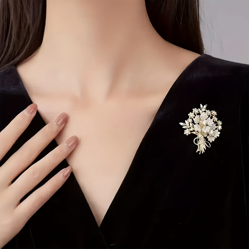 Women Accessories Bouquet - Eleganckie broszki Drzewo Życia, luksusowe broszki