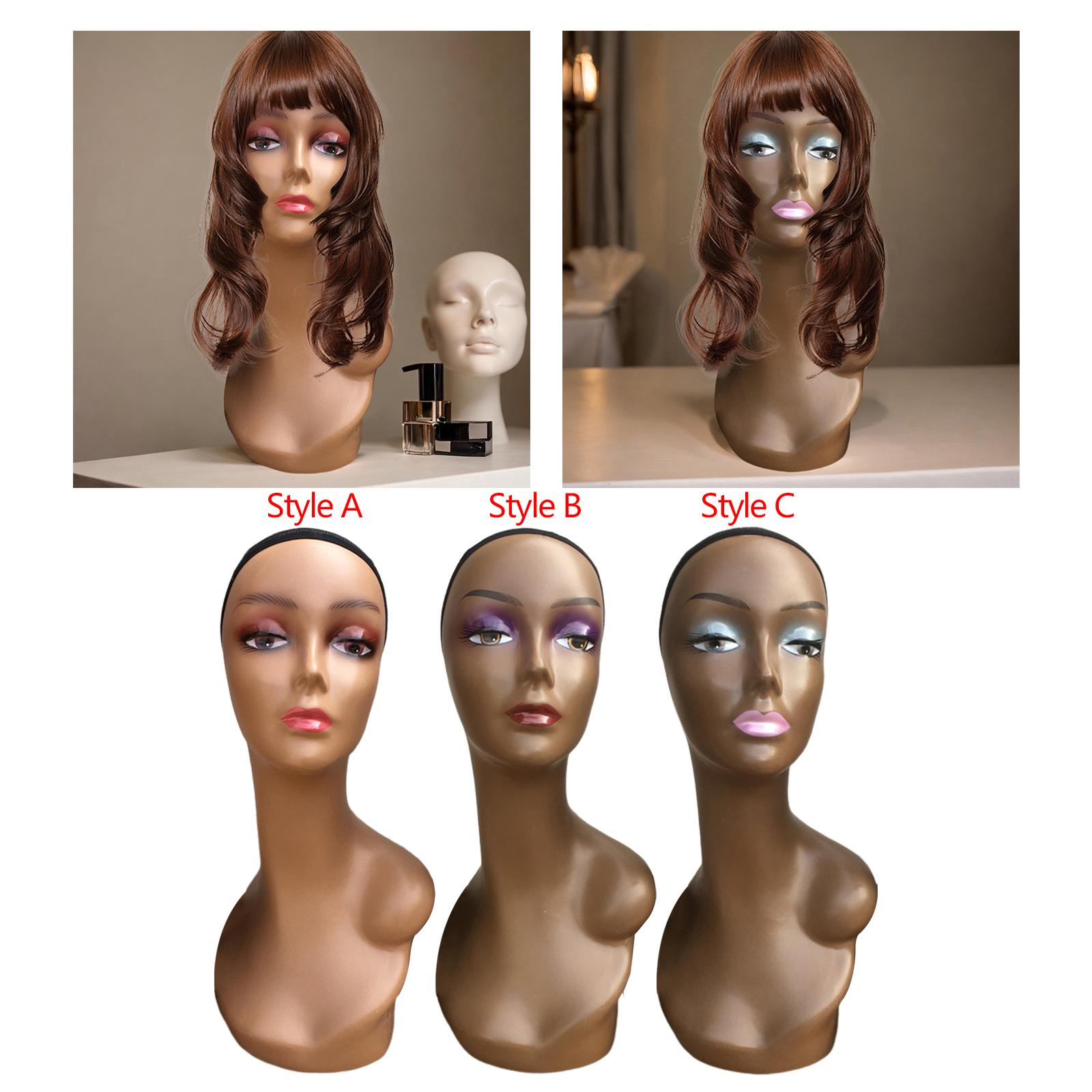 Women Accessories Display - Kobieta głowa manekina z akcesoriami na