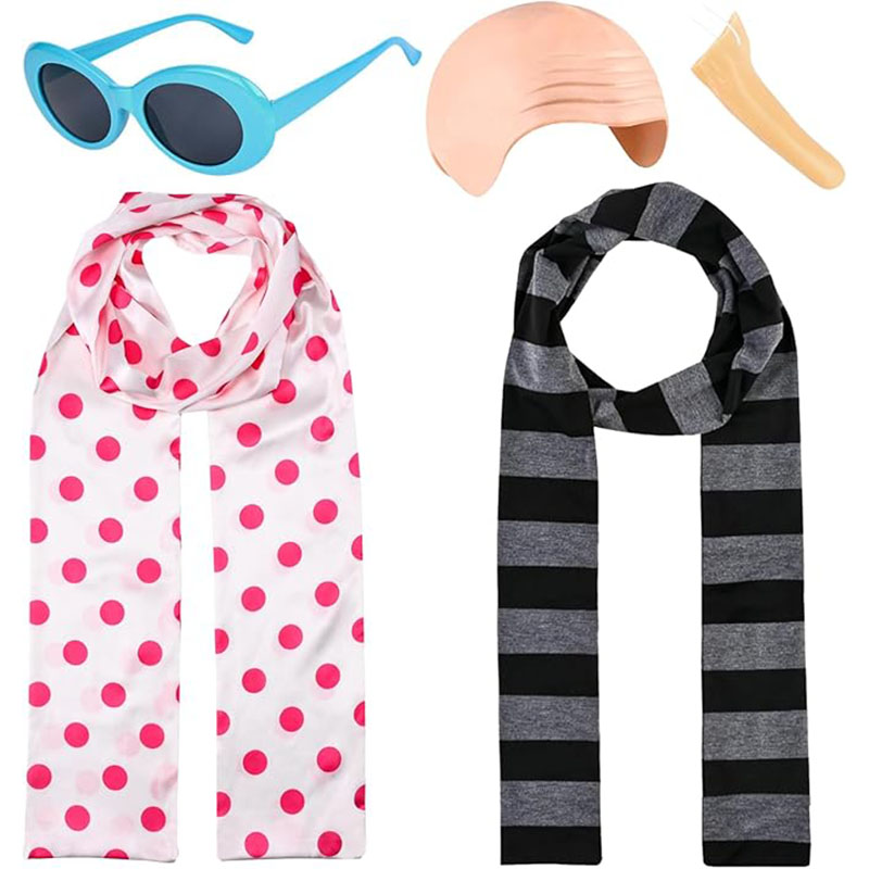 Women'S Accessories In The 1950S - Kobiety panie Retro Polka Dot szalik
