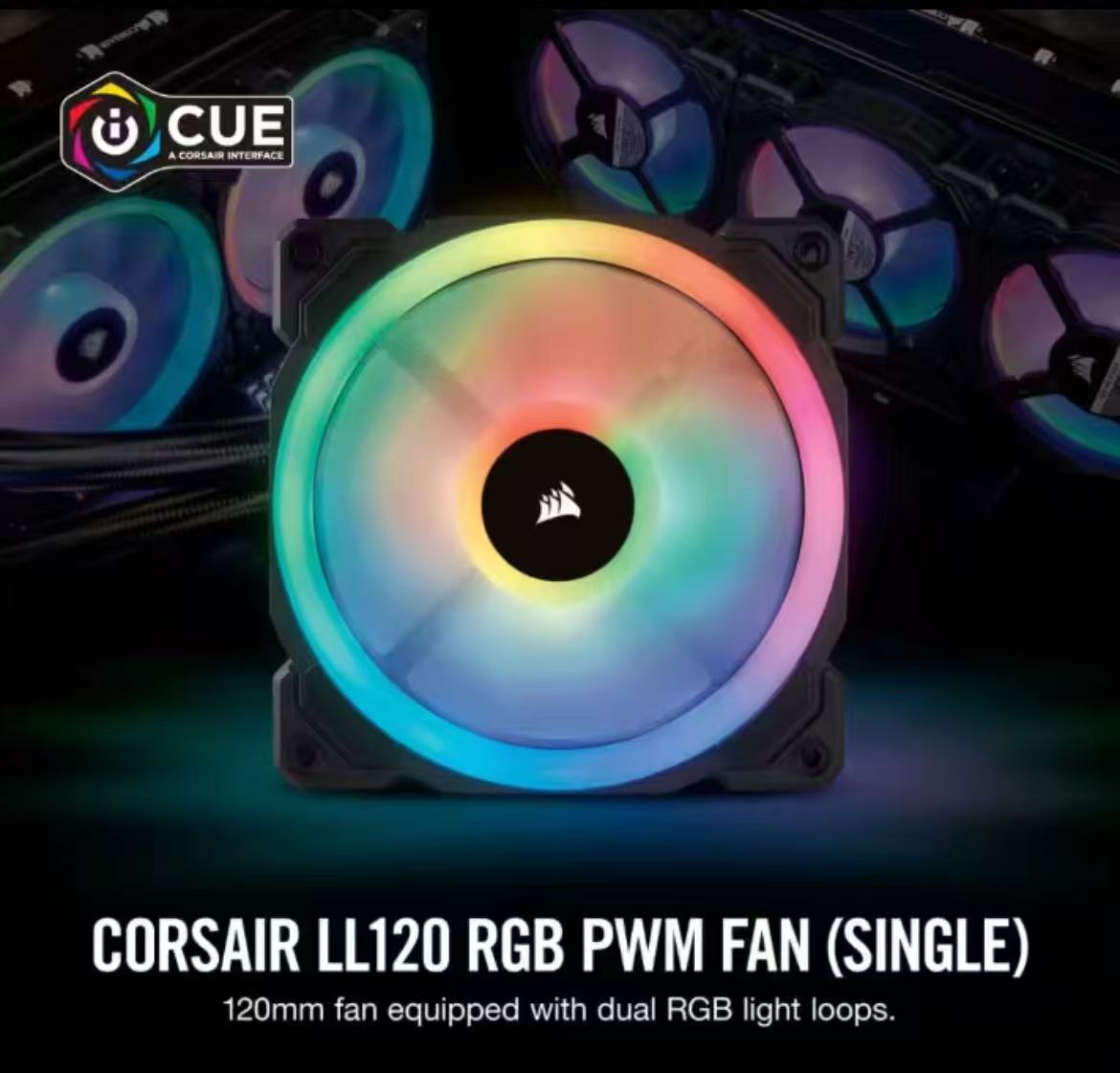 Wentylator CORSAIR LL120 RGB 1 – Ring Set Adjustable recenzja i cena