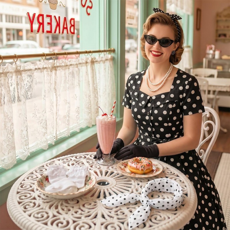 Eleganckie sukienki vintage z  – Women'S Accessories In The 1950S recenzja i cena