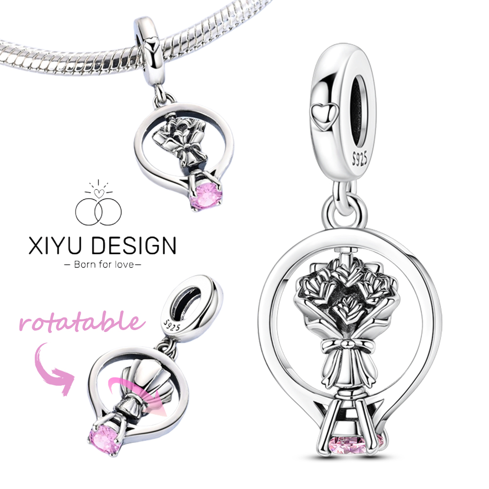 Koralik charms ze srebra próby – Women Accessories Bouquet recenzja i cena