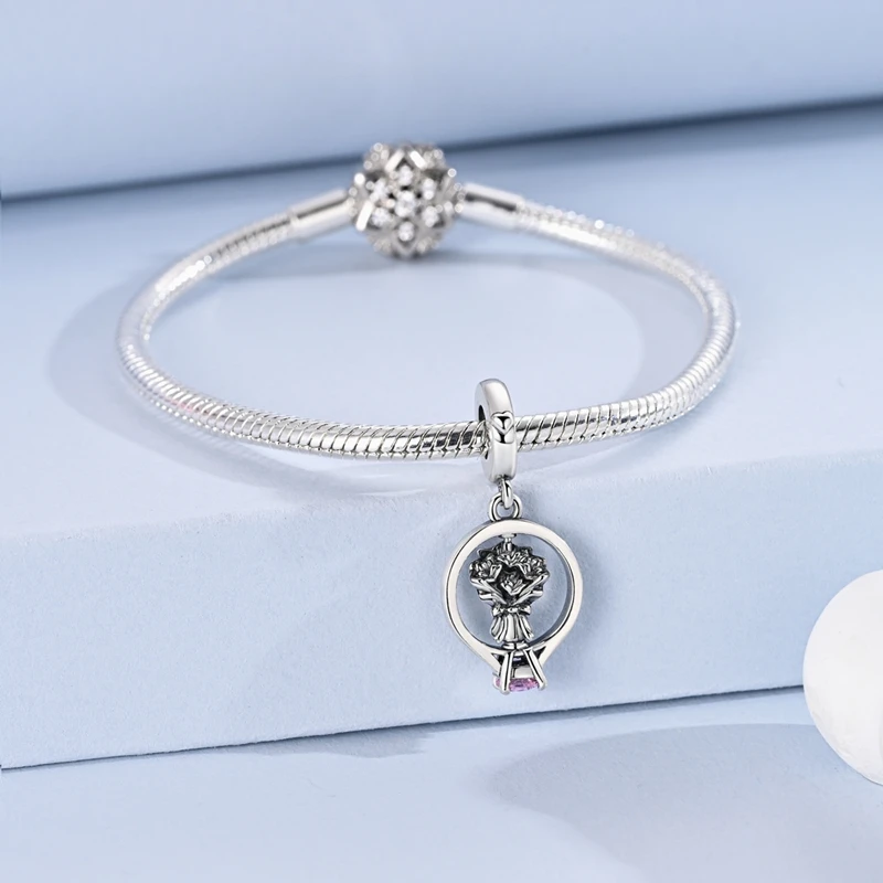 Koralik charms ze srebra próby – Women Accessories Bouquet recenzja i cena