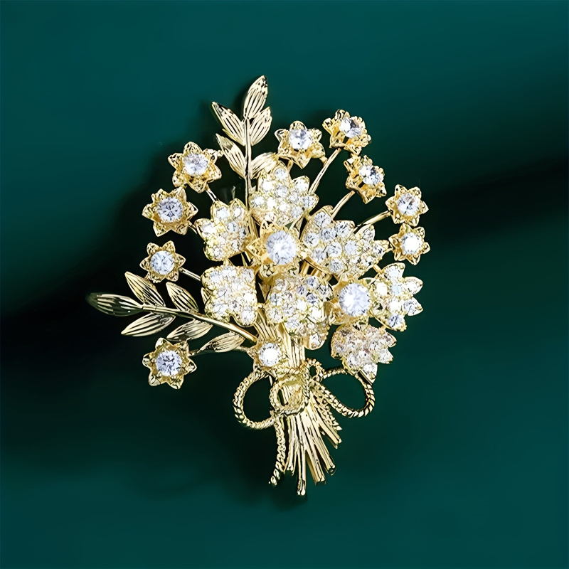 Eleganckie broszki Drzewo Życi – Women Accessories Bouquet recenzja i cena