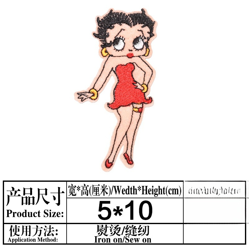 Naszywka Betty Boop, wysoki po – Women'S Accessories Clothing recenzja i cena