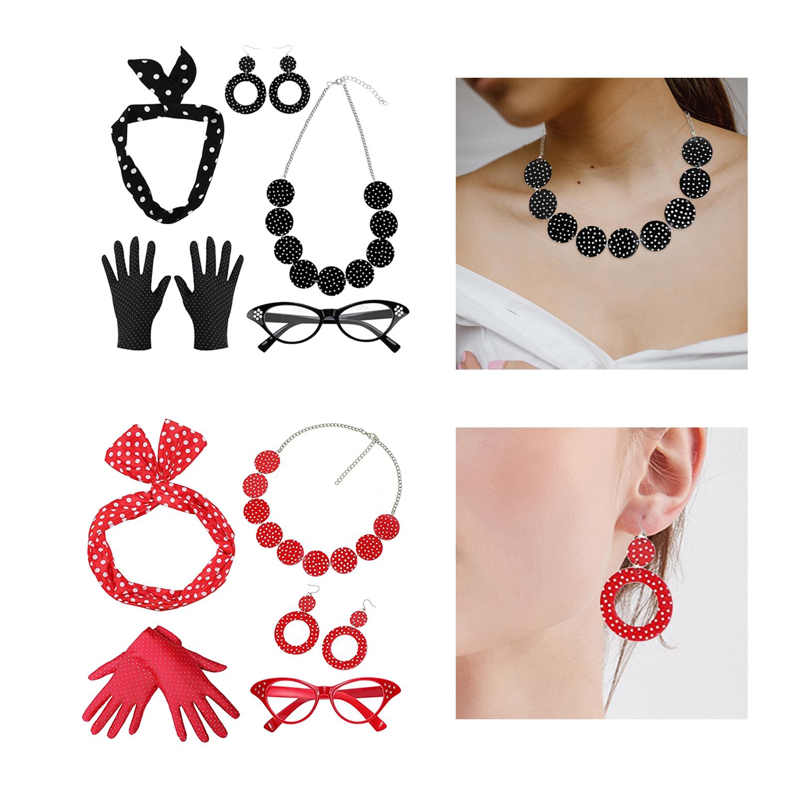5-częściowy zestaw kostiumu da – Women'S Accessories In The 1950S recenzja i cena