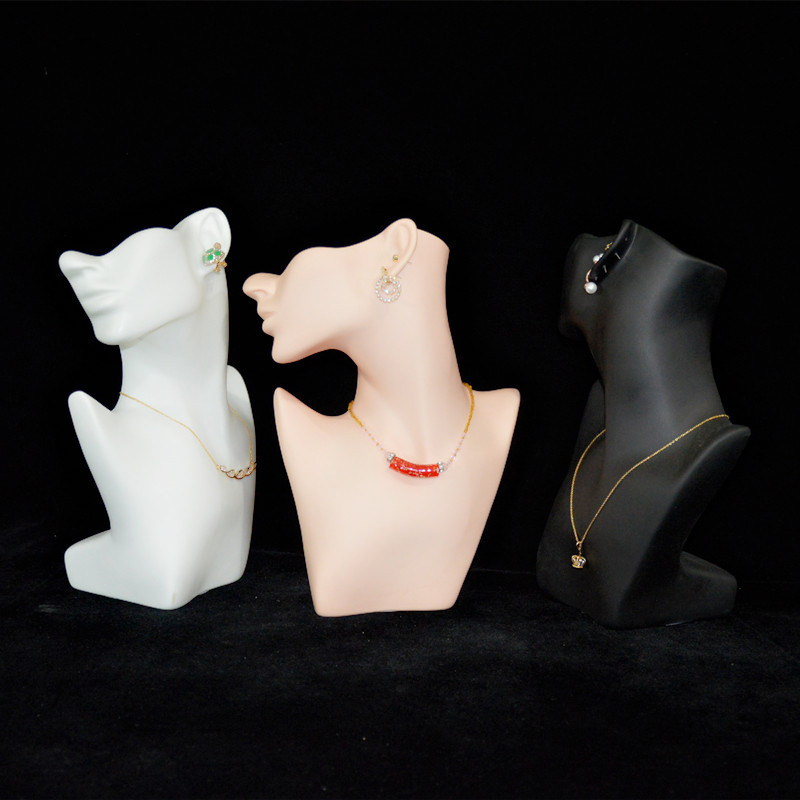 Biała głowa manekina na jedną  – Women Accessories Display recenzja i cena