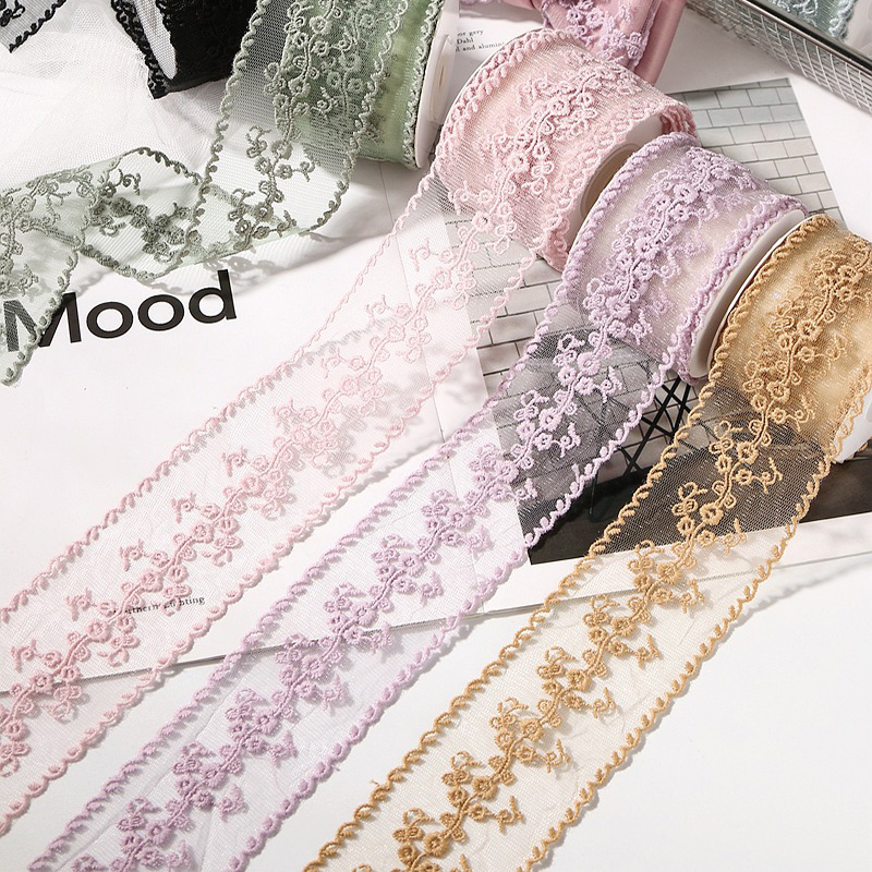 1 jard kwiatowej, haftowanej k – Women Accessories Bouquet recenzja i cena