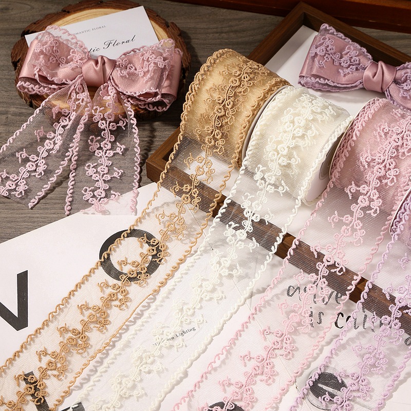 1 jard kwiatowej, haftowanej k – Women Accessories Bouquet recenzja i cena