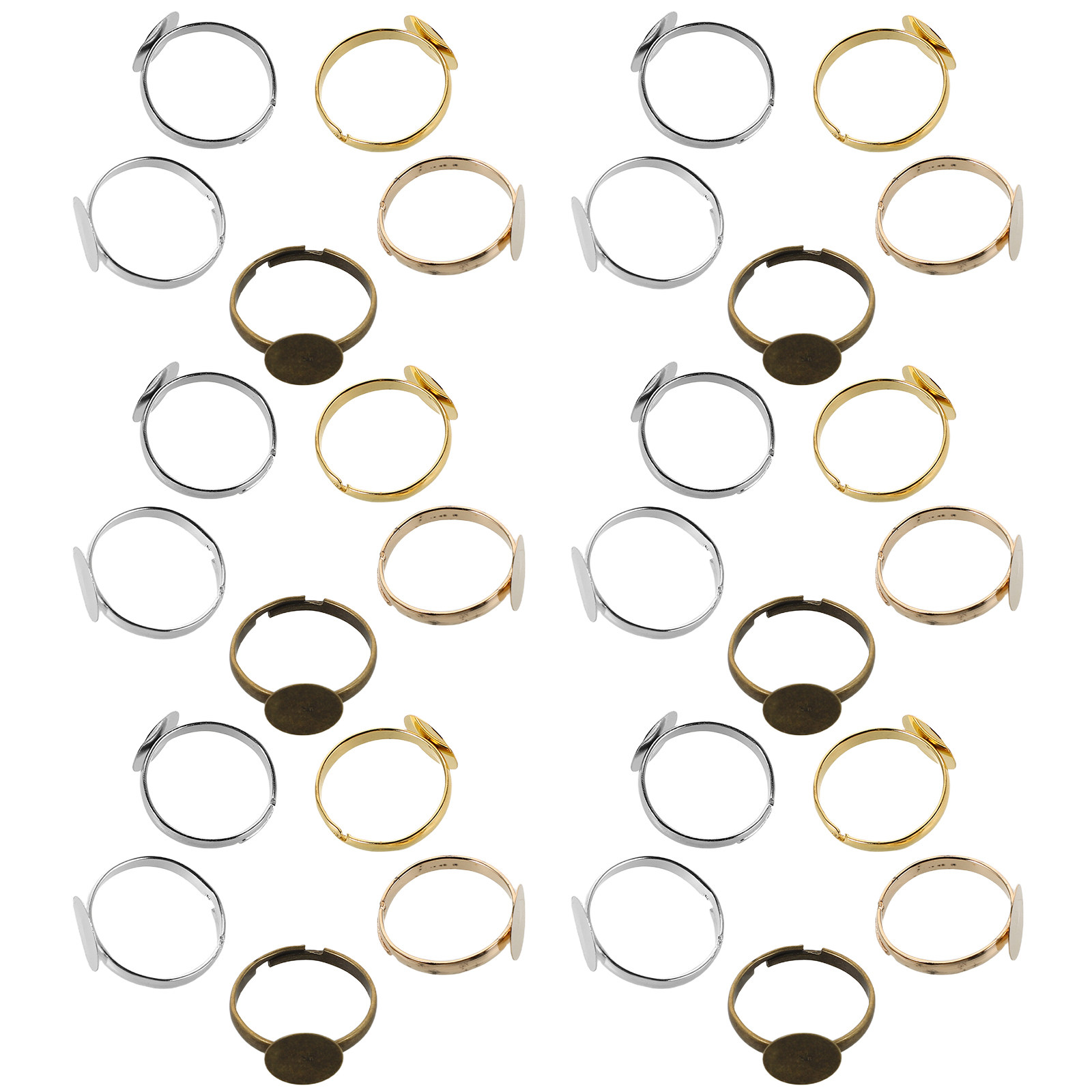 100 szt. Regulowane bazy pod k – Ring Set Adjustable recenzja i cena