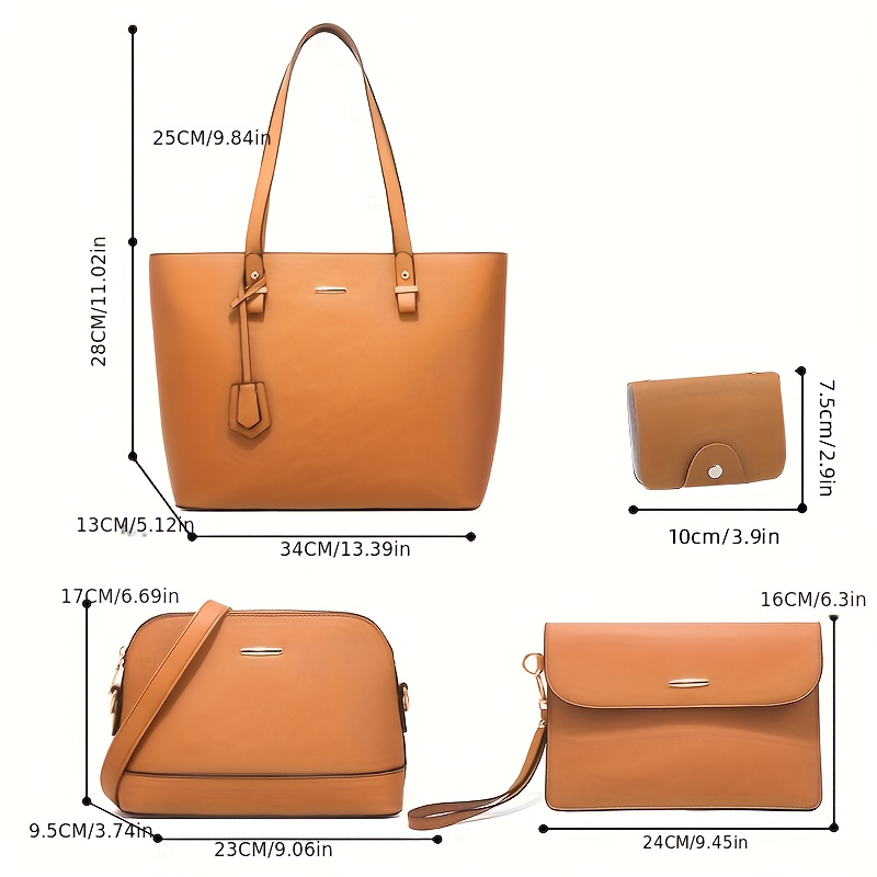 4-częściowy zestaw toreb damsk – Women'S Accessories For Suit recenzja i cena