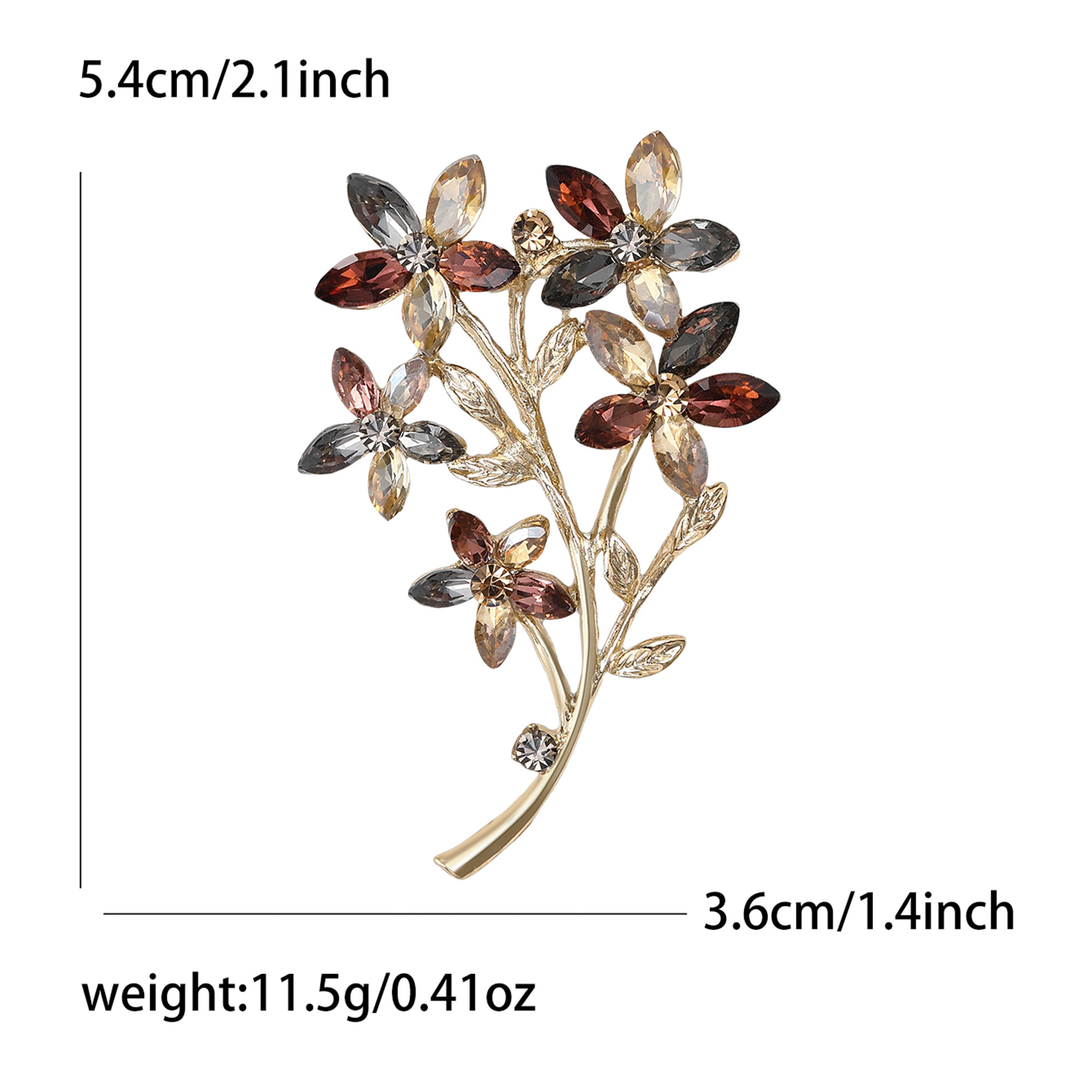 Broszki Beaut&Berry Luksusowe  – Women Accessories Bouquet recenzja i cena