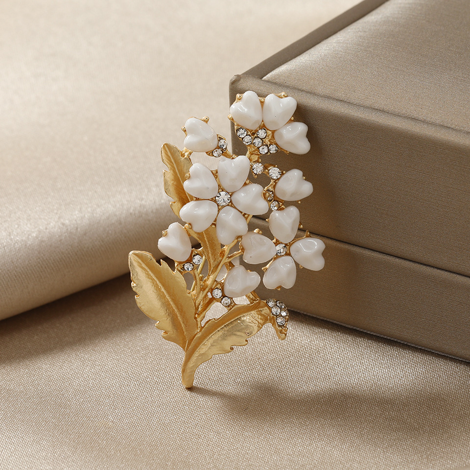 Broszki w stylu vintage z perł – Women Accessories Bouquet recenzja i cena