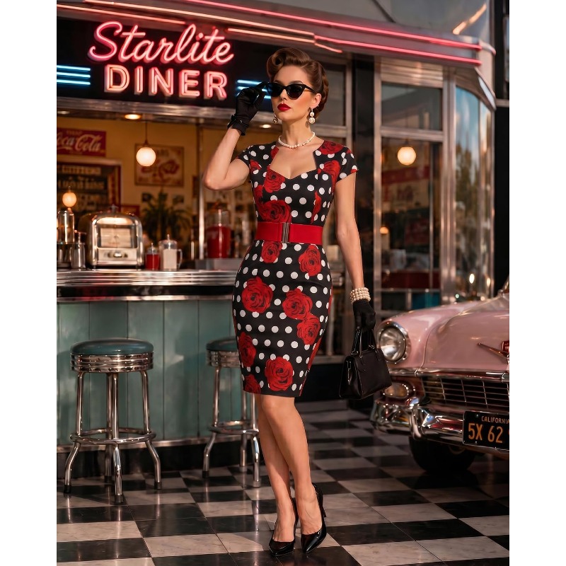 10 SZTUK/ZESTAW Damskie Sukien – Women'S Accessories In The 1950S recenzja i cena