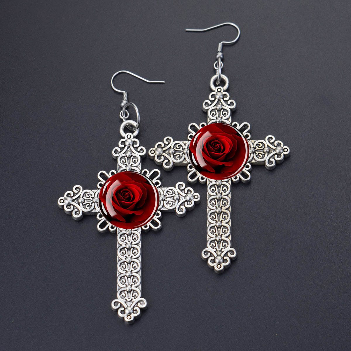1 para kolczyków z zawieszką w – Women Accessories Bouquet recenzja i cena