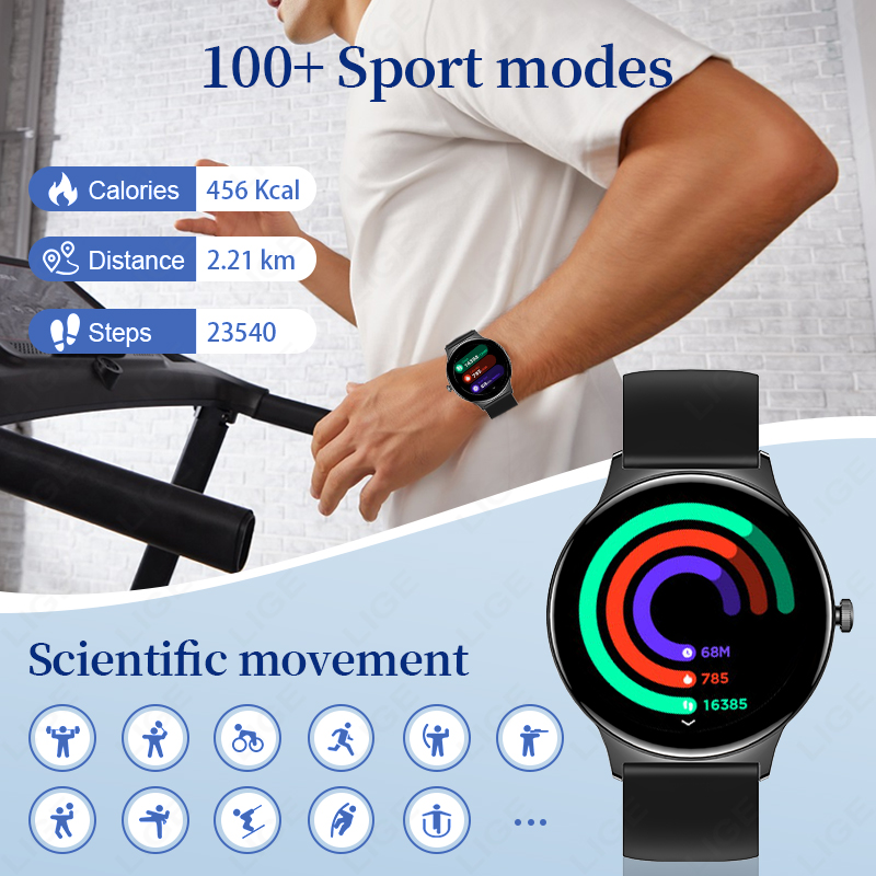LIGE Ultracienki Modny Smartwa – Women Accessories Display recenzja i cena